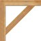Ekena Millwork Traditional Block Rough Sawn Bracket, Western Red Cedar, 4"W x 30"D x 30"H BKT04X30X30TRA05RWR - alternate 2